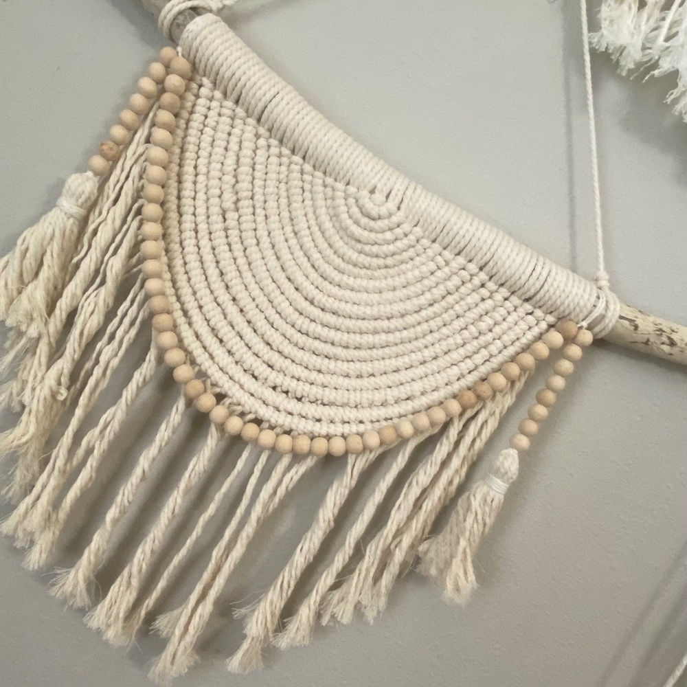 Handmade Macrame Driftwood